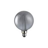 Decorative LED Globe Bulb - 2200K Warm Amber - CRI80+ 60lm - Smoke Gray Glass