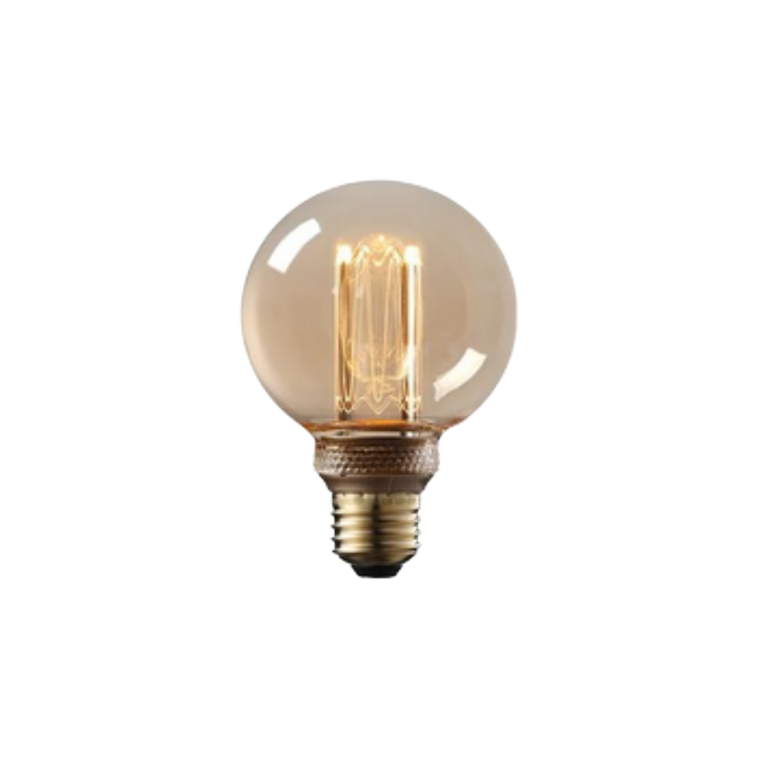 Decorative LED Bulb - Globe ClassicBeam - 2000K Amber - 3.5W