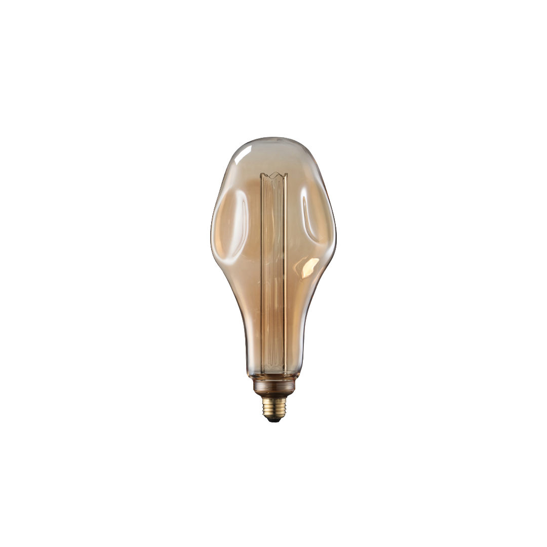 Decorative LED Bulb - GeoLume HammerMark - 2000K Amber - 3.5W