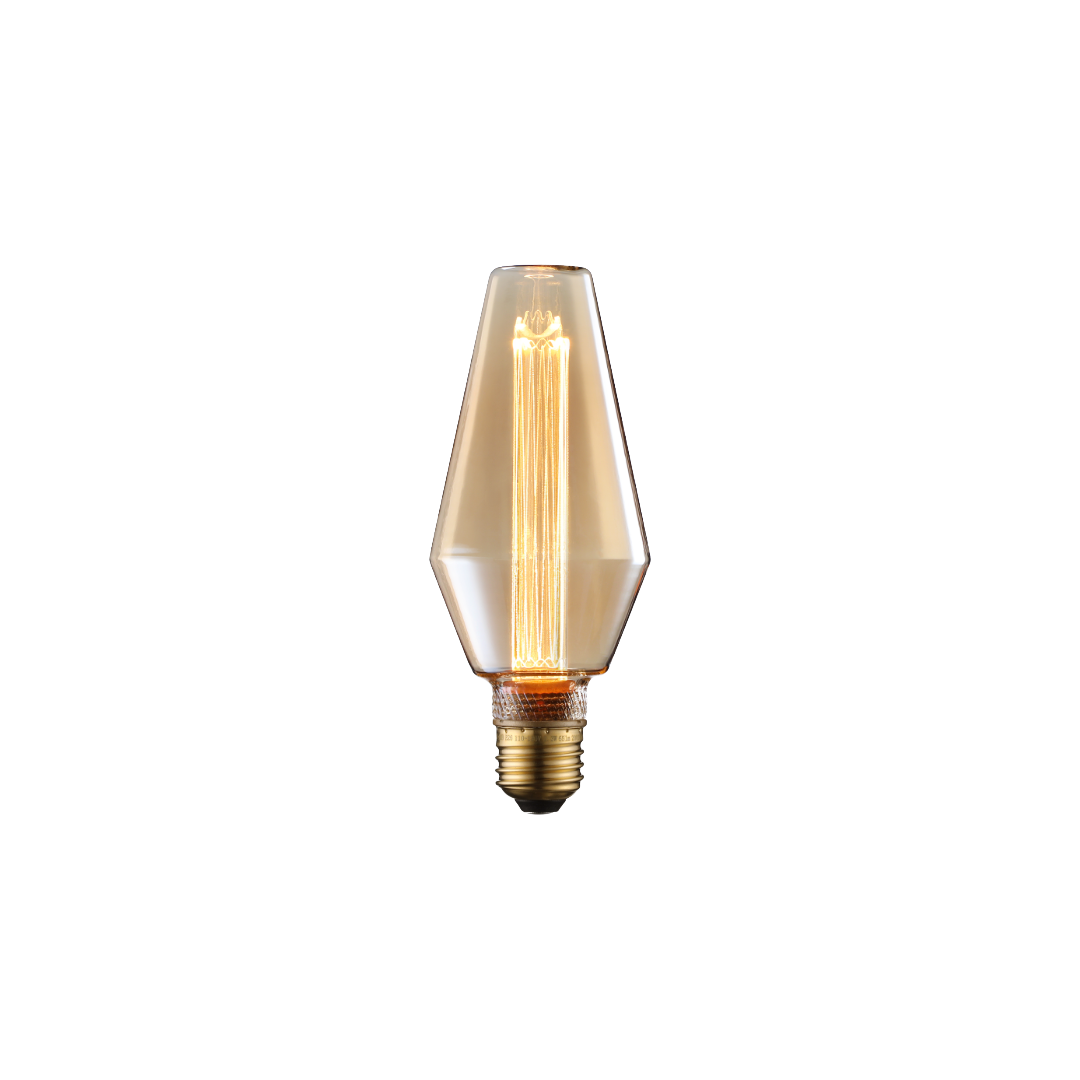 Decorative LED Bulb - 330 Degree Beam Angle - 2000K 3.5W - Amber Glass