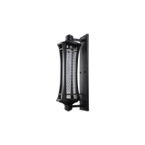 Residential Outdoor LED Fixture - Heritage Design - 800 Lumens - Black Nixie™Mesh