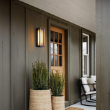 Outdoor LED Wall Light - IP54 Weather Resistant - 800lm 60W - Black Zen™ Serene