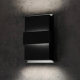 Outdoor LED Wall Light - 5CCT Selectable - 24W 600lm IP65 - Black Cube™Fold