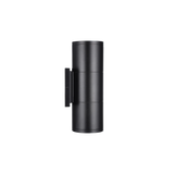 Outdoor Cylinder Wall Light - Dual-Beam 36°/120° - 1800-2200lm - Black