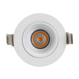 2" Deep Recessed Threaded Reflector LED Downlight - 5CCT Selectable - 9W 600lm CRI90+ - White