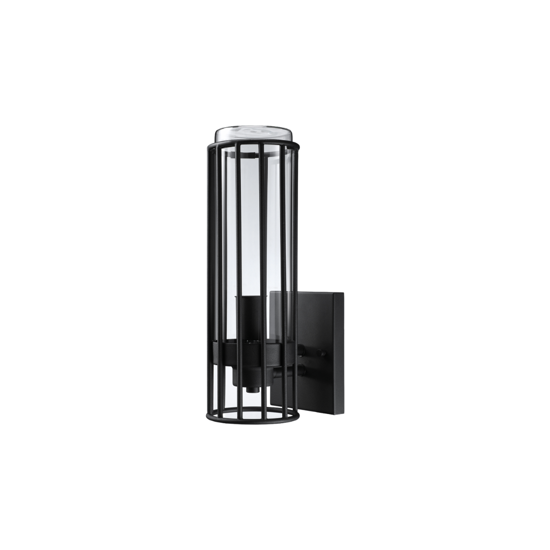 Residential Outdoor LED Fixture - Handcrafted Iron Design - 60W 800lm - Black Forge™Frame