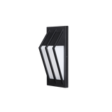 Outdoor LED Wall Light - 3000K Warm White - 9W 718lm - Zen™ Triad Black