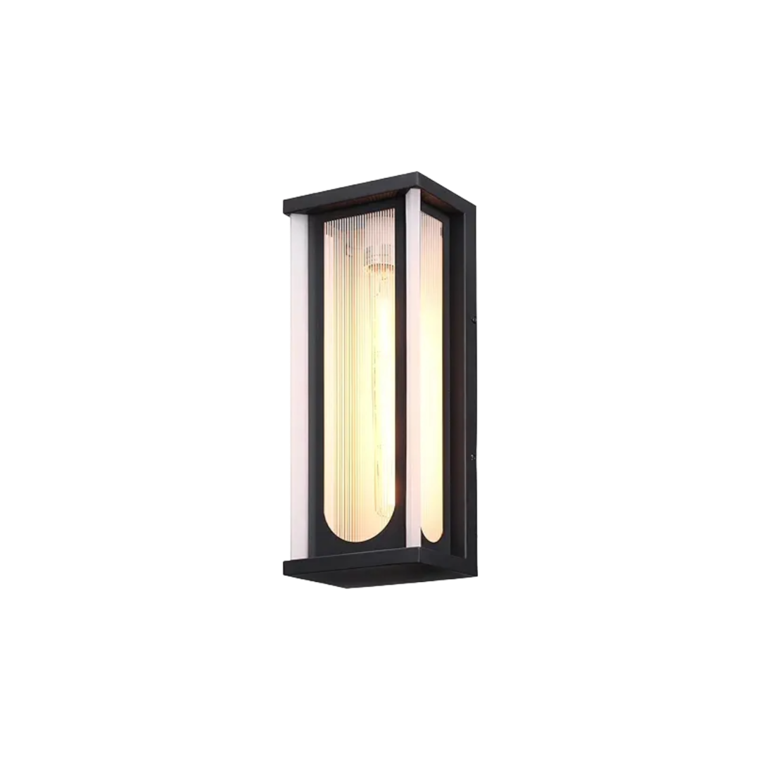 Outdoor LED Wall Light - IP54 Weather Resistant - 800lm 60W - Black Zen™ Serene