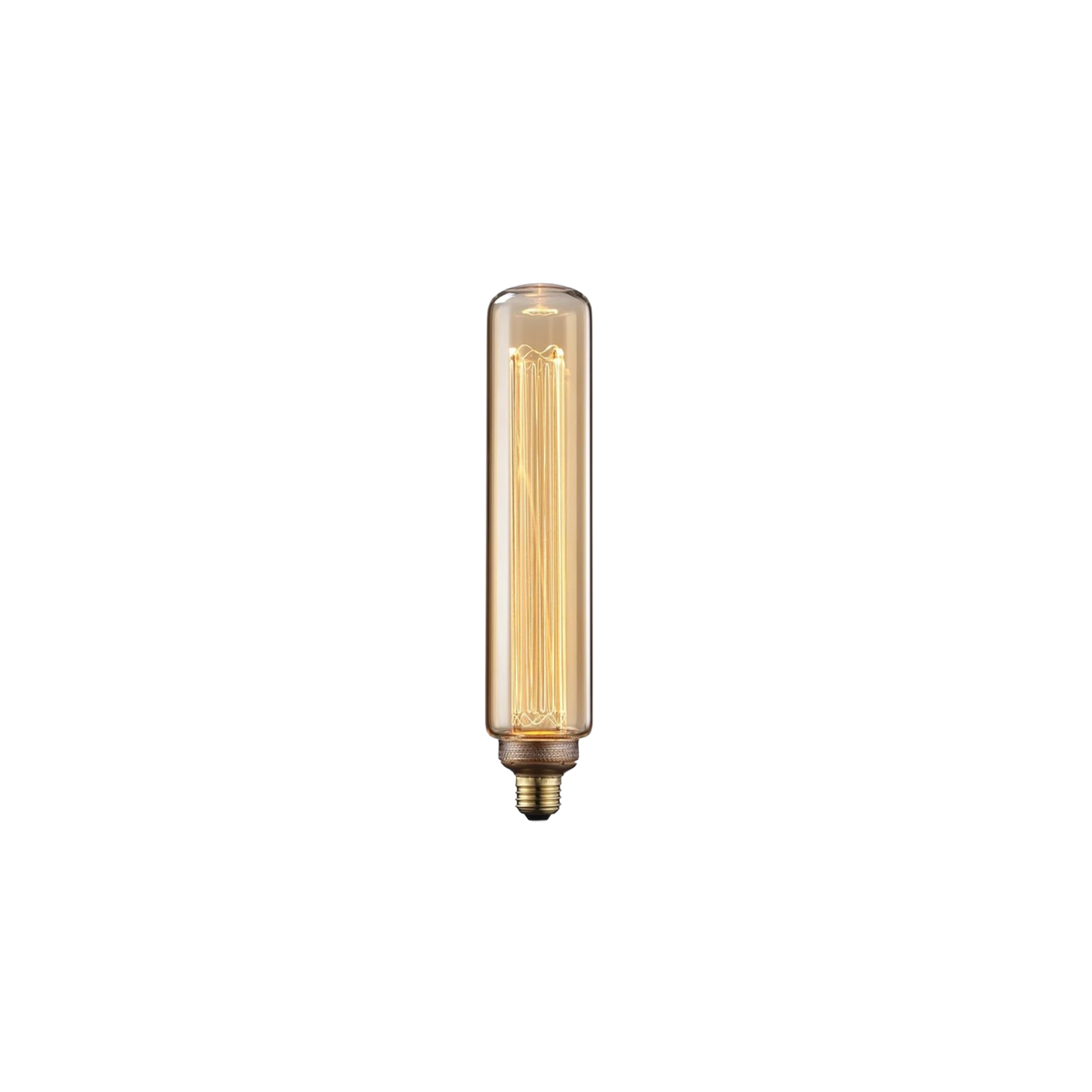 Decorative LED Bulb - 330 Degree Beam Angle - 2000K Amber Glass - LumaTube SlimRay