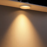 3-Inch Trimless Semi-Recessed LED Downlight - 5CCT Selectable - CRI90 780lm - White