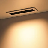 Anti-Glare Recessed LED Linear Light - 5CCT Selectable - CRI90 440lm - White
