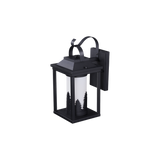 Decorative Outdoor Lantern - Silhouetted Forest Motif - 60W Max - Black Pavilion™ Tree