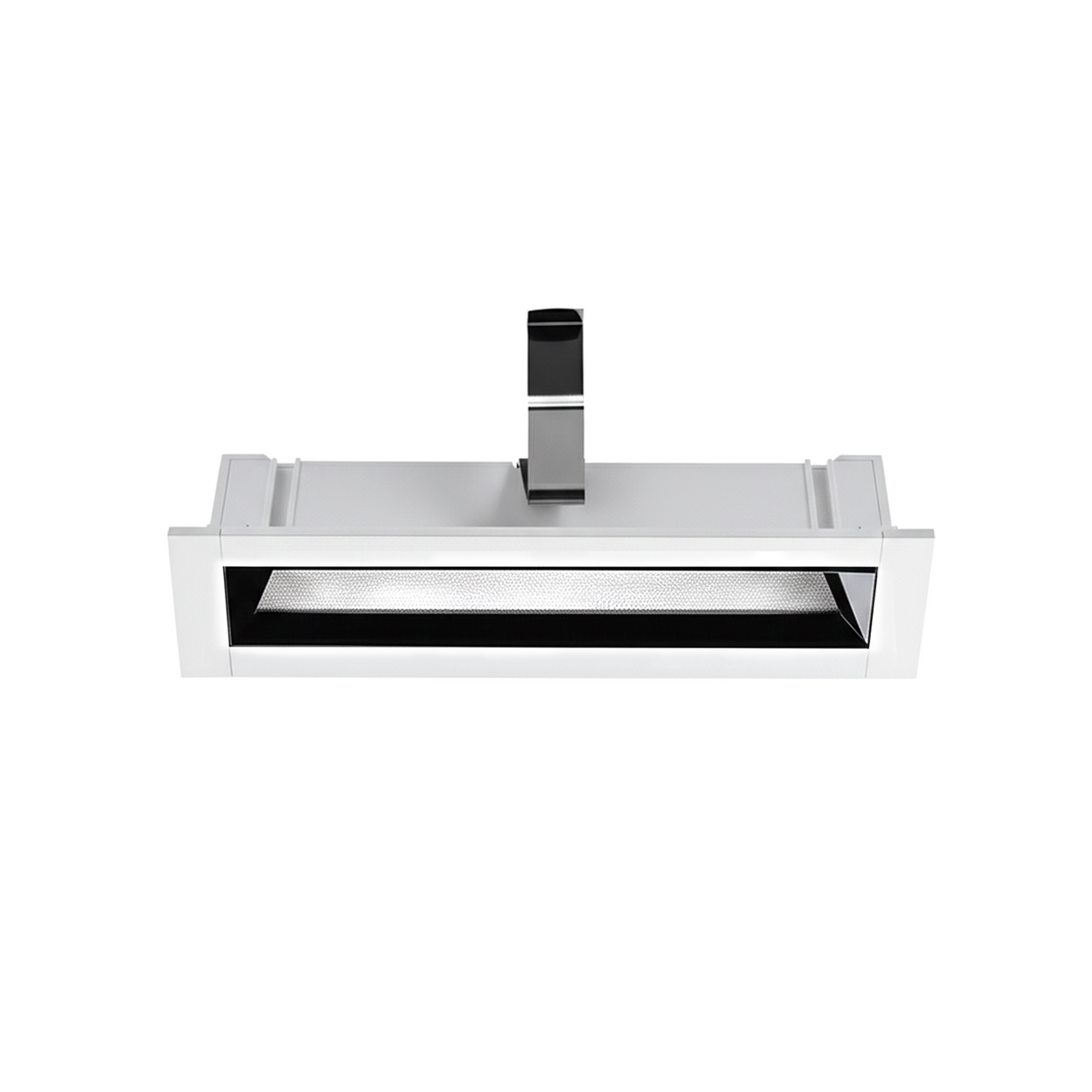Recessed LED Linear Downlight - 5CCT Polarized Wall Wash - CRI90 500lm 8W - White