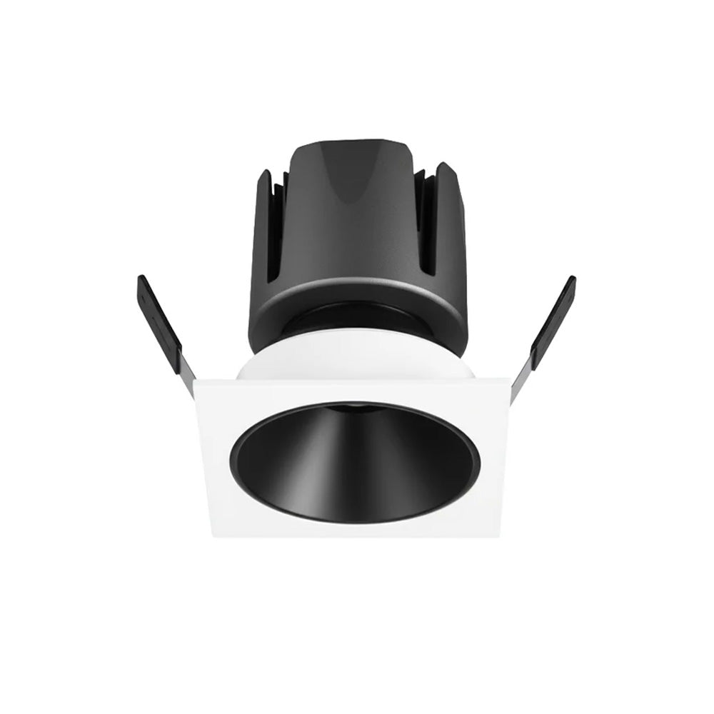 4" Square Gimbal LED Downlight - 5CCT Selectable - CRI90 540lm - White