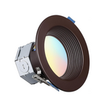Deep Recessed LED Downlight - 5CCT Selectable - CRI90 800-1200lm - Oil Rubbed Bronze/White