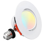 LED Retrofit Flood Downlight - 5CCT Selectable - CRI90 700/1100lm - White