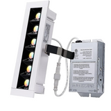 Anti-Glare Recessed LED Linear Light - 5CCT Selectable - CRI90 440lm - White