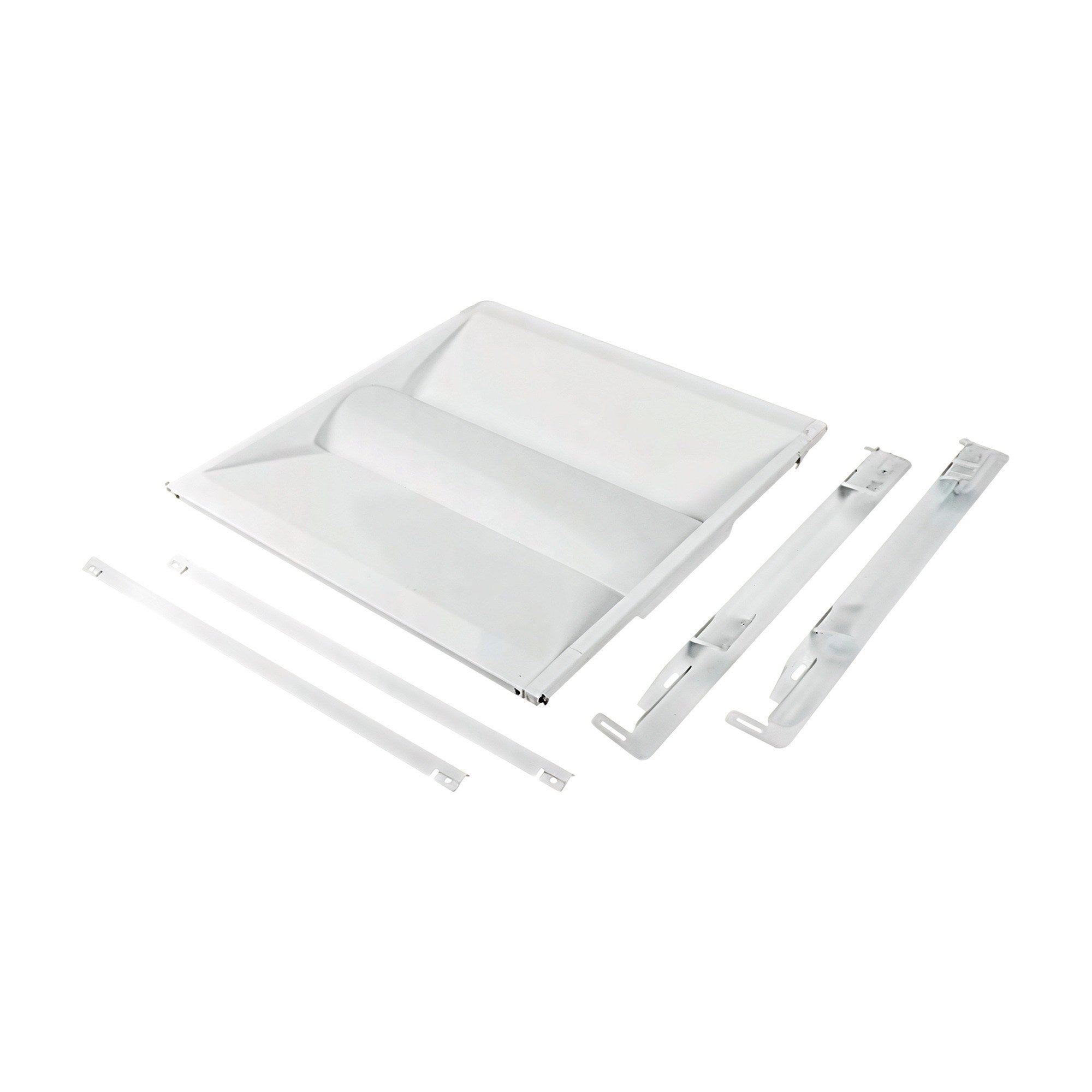 Backlit LED Troffer Retrofit Kit - 2x2 & 2x4 ft - 15–50W - 6,142–6,182 lm - 3500–6500K - Audio-Jack Sensor Base - 0–10V