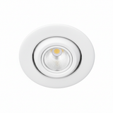 Adjustable Gimbal LED Downlight - 5CCT Selectable - CRI90 700/900lm - White