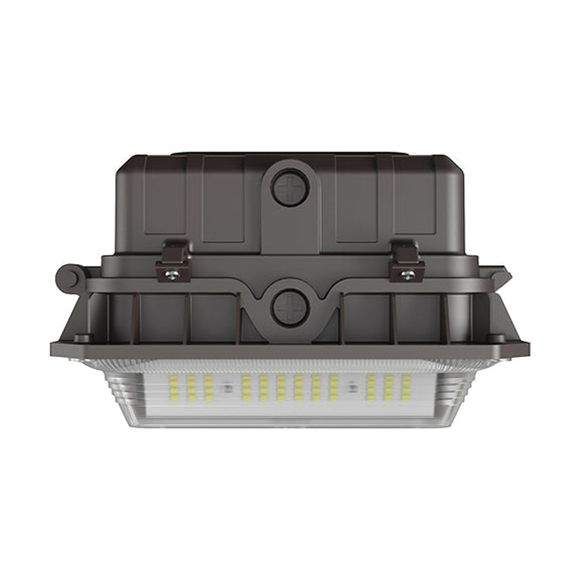 LED Canopy Light - Adjustment Dial - 40W/60W/70W - 3000/4000/5000K - Dark Bronze