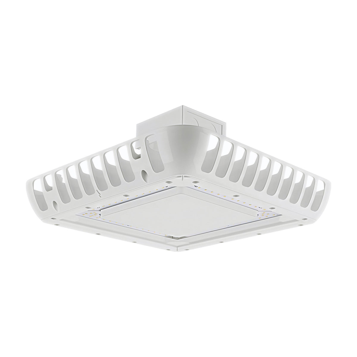 LED Gas Station Canopy Light - Clear Diffuser - 100W/150W - 5000K - White