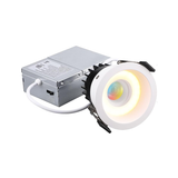 Dual-Function LED Recessed Downlight - 5CCT Selectable with Night Light - 9W/2W 650lm - White