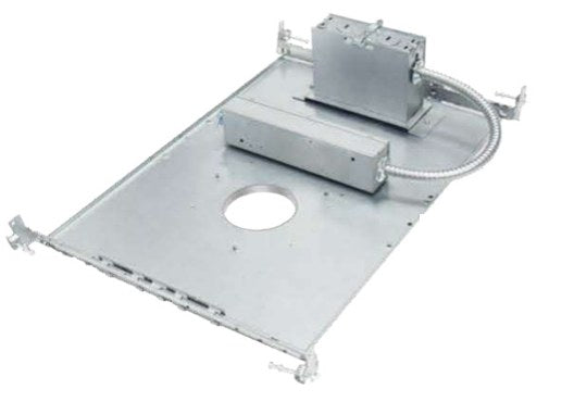 Junction Box Plate (Non-IC) and IC-Rated Housing Frame Kit for 2-Inch, 3-Inch and 4-Inch Downlights