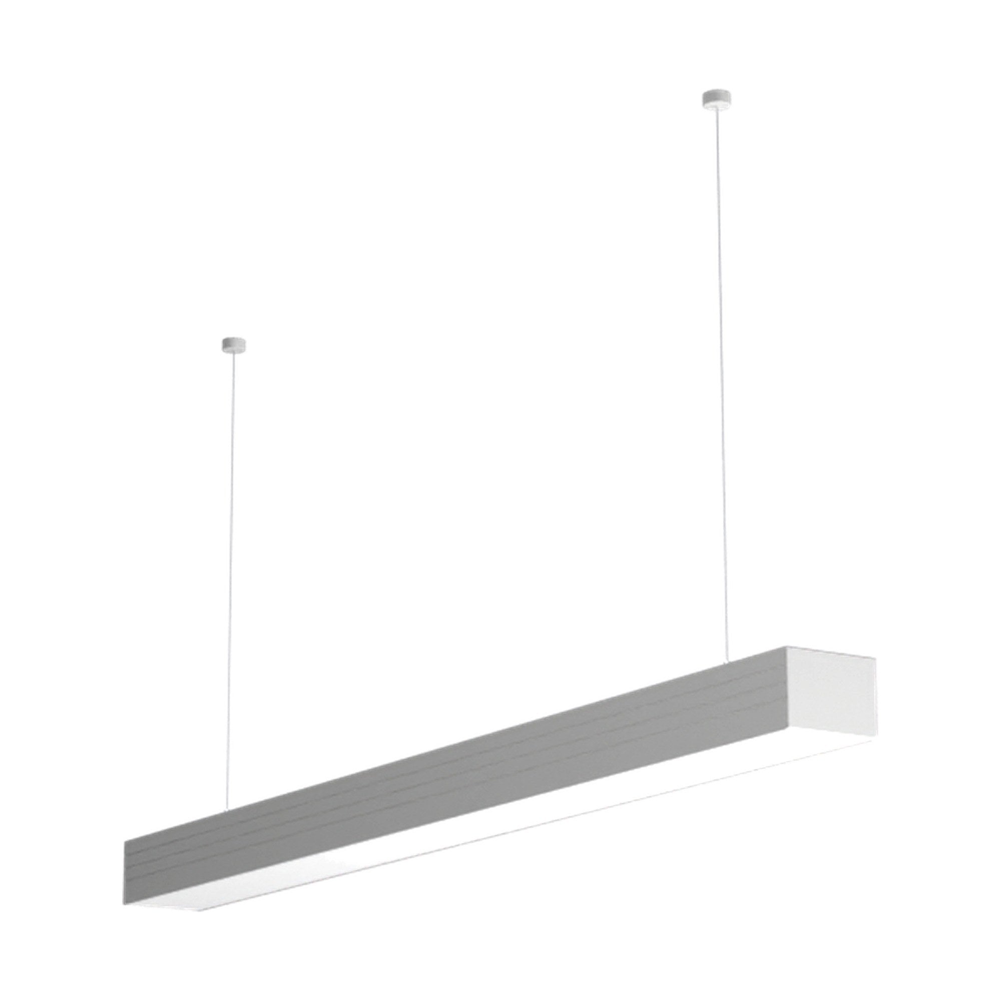 LED 100% Down Linear Downlight - 3.8 in Wide - 2, 3, 4 and 8 ft - 1,200 lm/ft - 3000K/3500K/4000K - White or Black