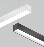 LED 100% Down Linear Downlight - 3.8 in Wide - 2, 3, 4 and 8 ft - 1,200 lm/ft - 3000K/3500K/4000K - White or Black - view 2