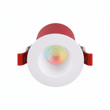 Deep Recessed LED Downlight - 2-Hour Fire-Rated Anti-Glare - 5CCT Selectable CRI90 1000lm - White