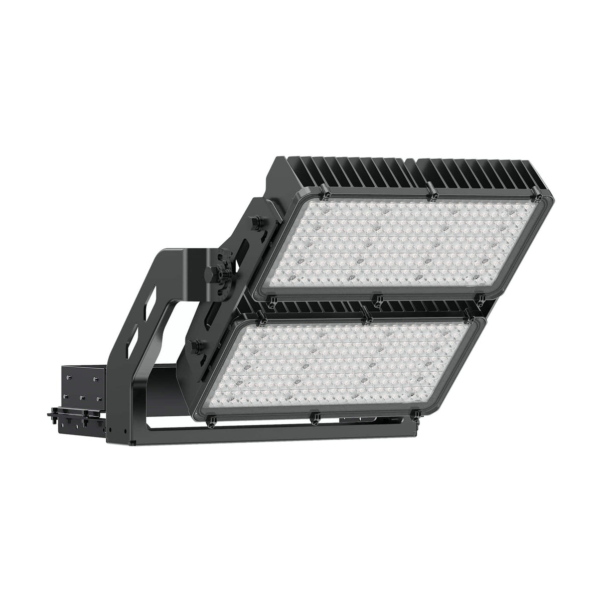 LED Sports Light - Yoke Mount - 1200W - 180,000 lm - 5700K - Black
