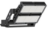 LED Sports Light - Yoke Mount - 1200W - 180,000 lm - 5700K - Black - view 2