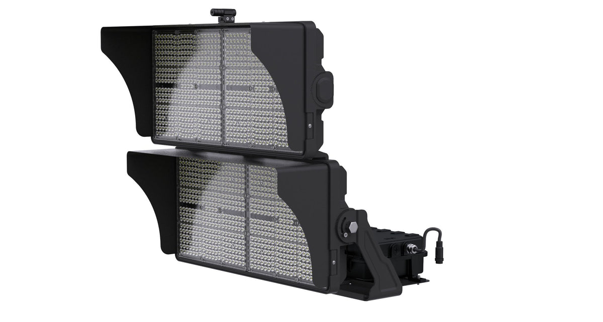 LED Sports Light - Trunnion Mount - 600W/850W/1200W - 5700K - Black