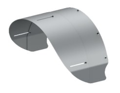 Sports Light Accessories - PC Lenses 22-60°, Visors, Brackets - Gray