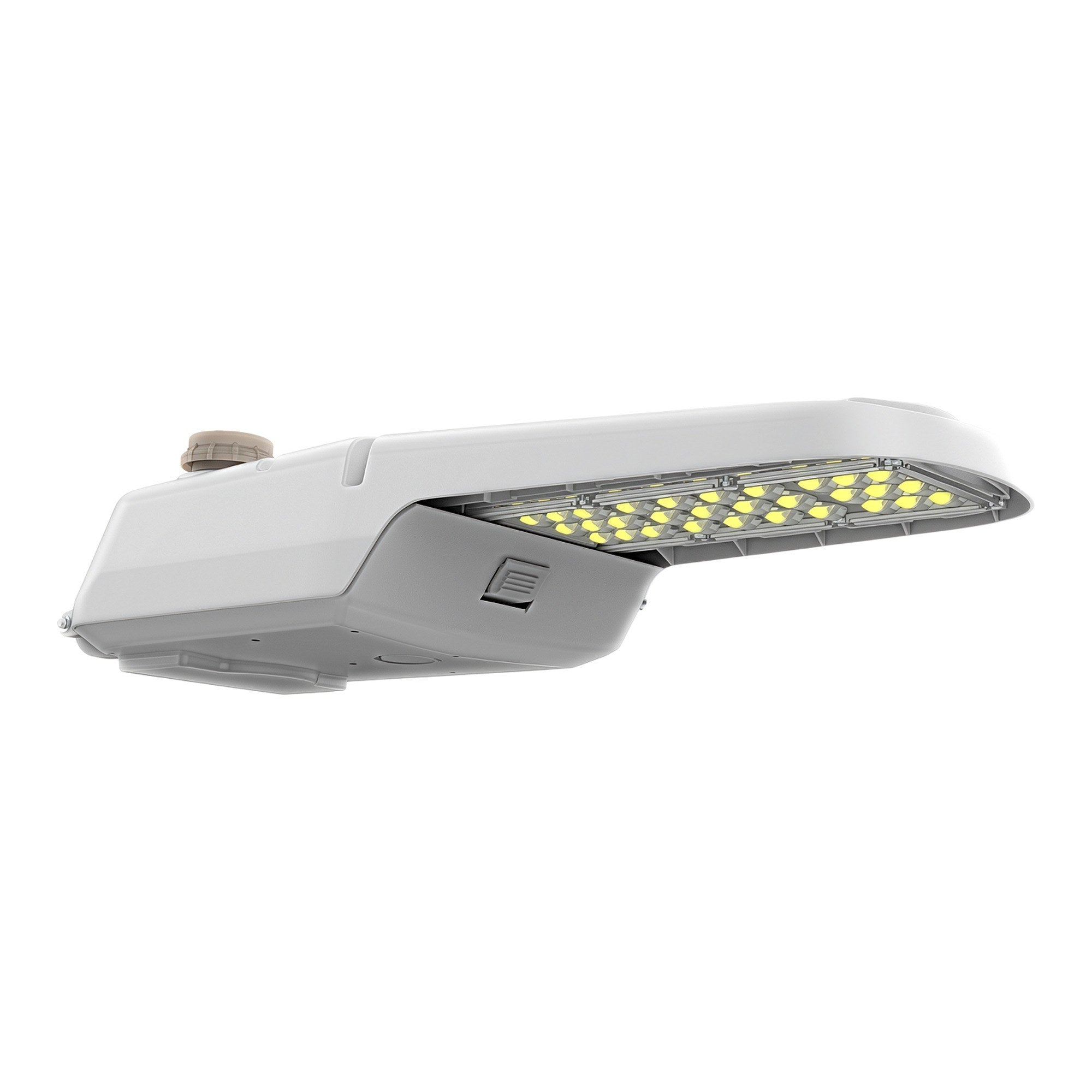 LED Street Light - Type 3 Optic - Photocell - 70W/105W/150W - 4000K/5000K - Silver Gray