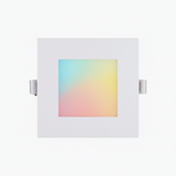 Square Fire-Rated LED Downlight - 5CCT Selectable - CRI90+ 800-1100lm - White