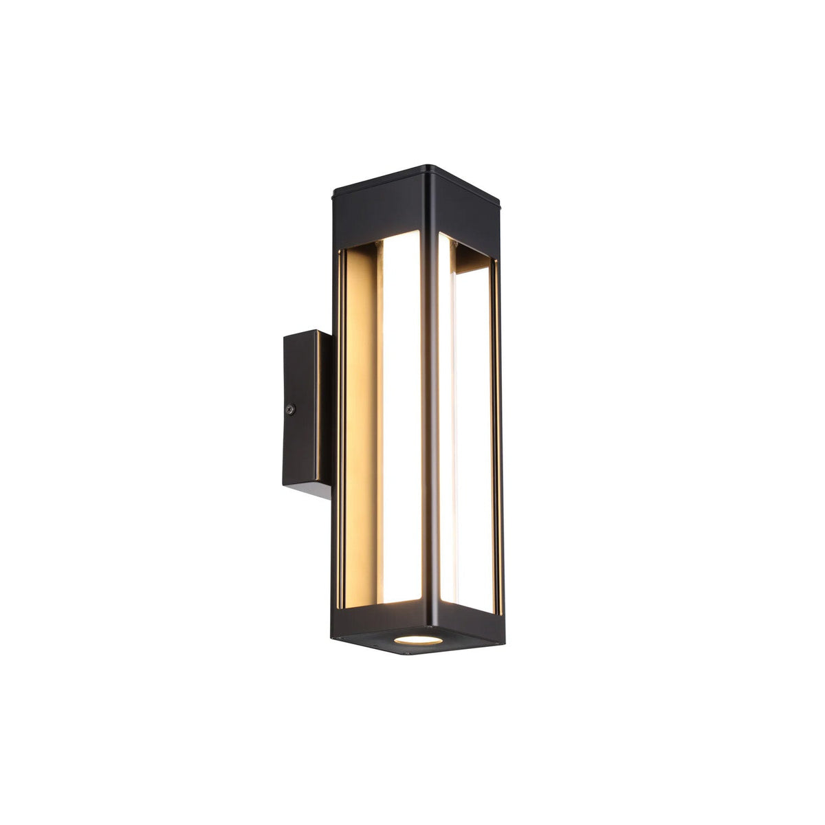 Wall Sconce - Elongated Vertical Frame - 3000K 500lm - Black