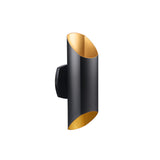 LED Wall Sconce - Wet Location Rated - 3000K 1100lm - Black