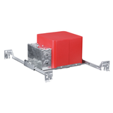 Fire-Rated Recessed Housing - 4"/6" TP24 Quick-Link - 120V 18W/24W - Red Galvanized Steel