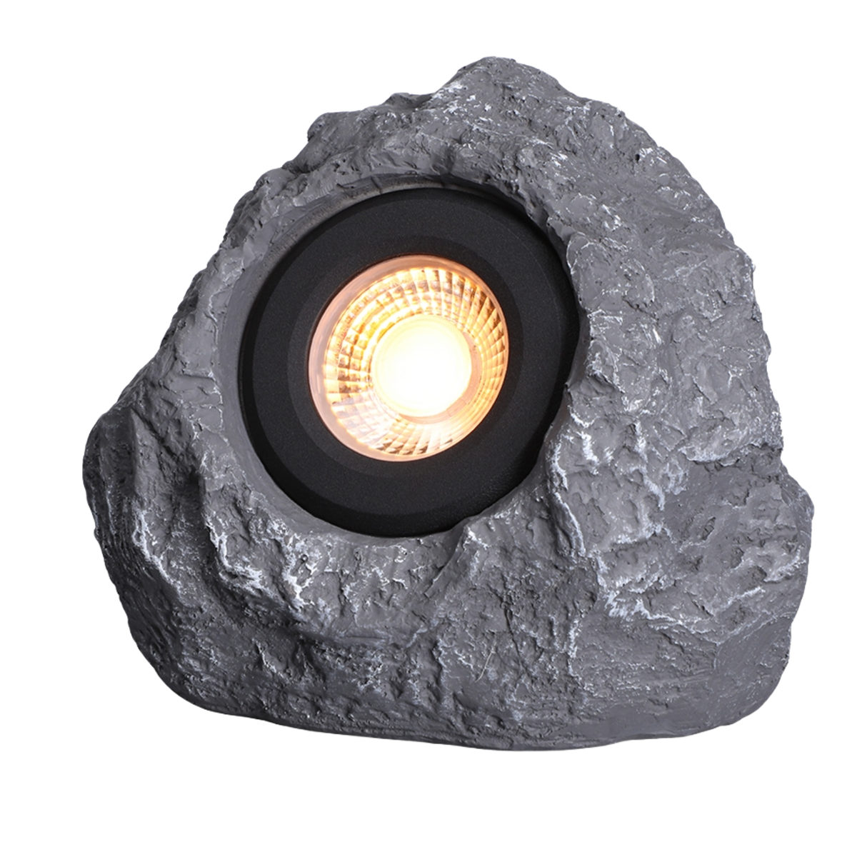 Rocca Tria LED Rock Light - 5CCT - 5 Watt 200lm - Dark Gray - Triangle