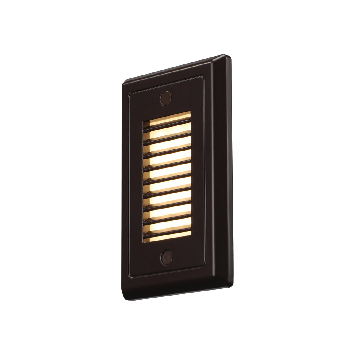 LeonLite® Pro Upright Retro Louvered Step & Deck Light - Black Bronze - 3000K - LeonLite