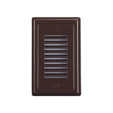 LeonLite® Pro Upright Retro Louvered Step & Deck Light - Black Bronze - 3000K - LeonLite