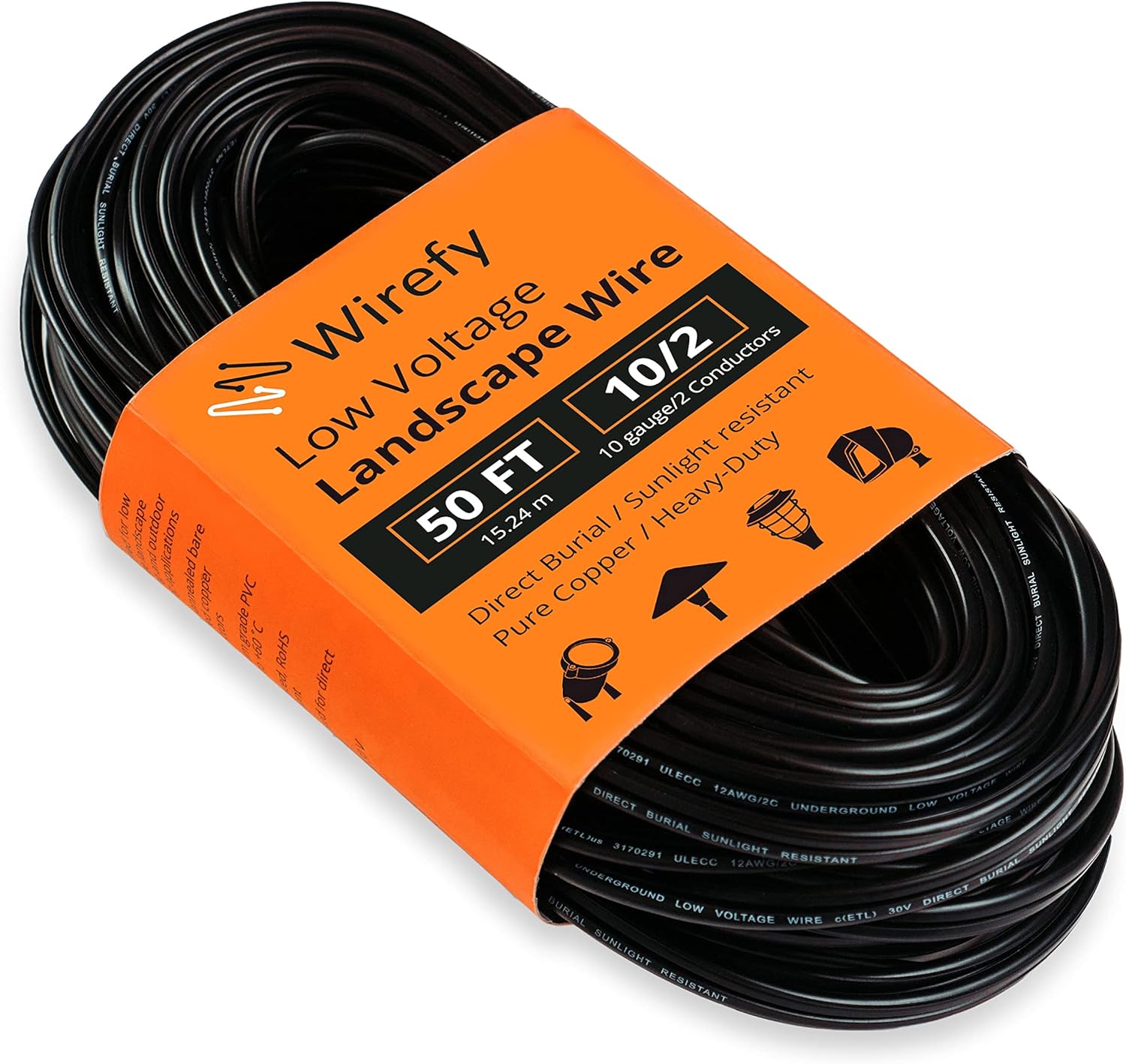 Wirefy Multi-size Low Voltage Landscape Lighting Wire - Outdoor Direct ...