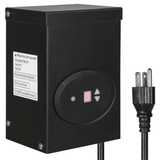 Outdoor Low Voltage Transformer - 12V 200W Output - LeonLite